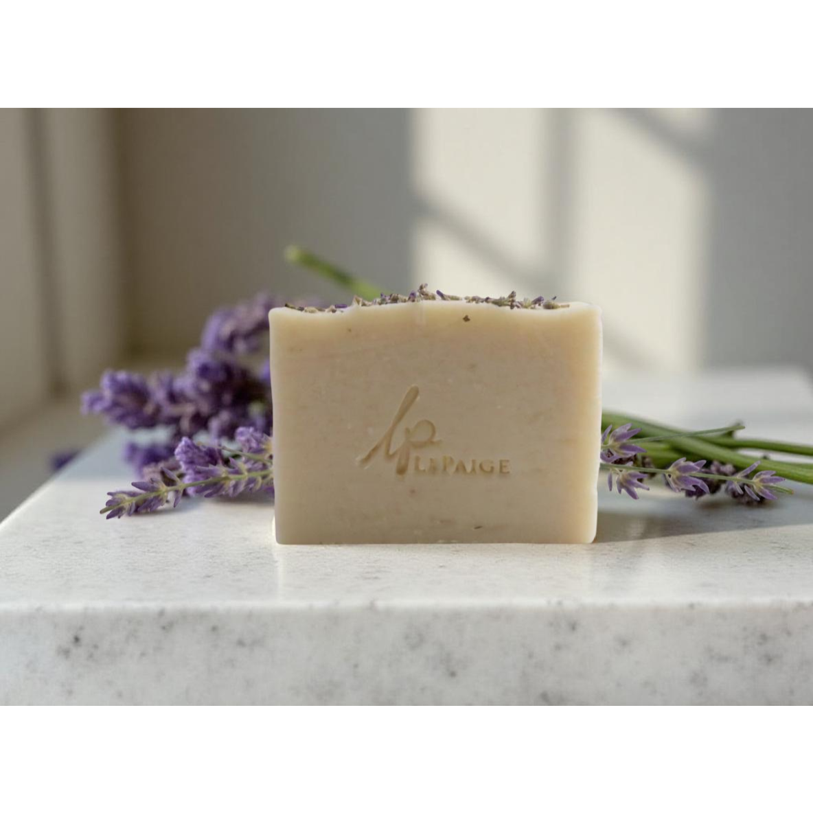 Lavender & Shea Butter Bar Soap- natural soap for normal, mature, and sensitive skin