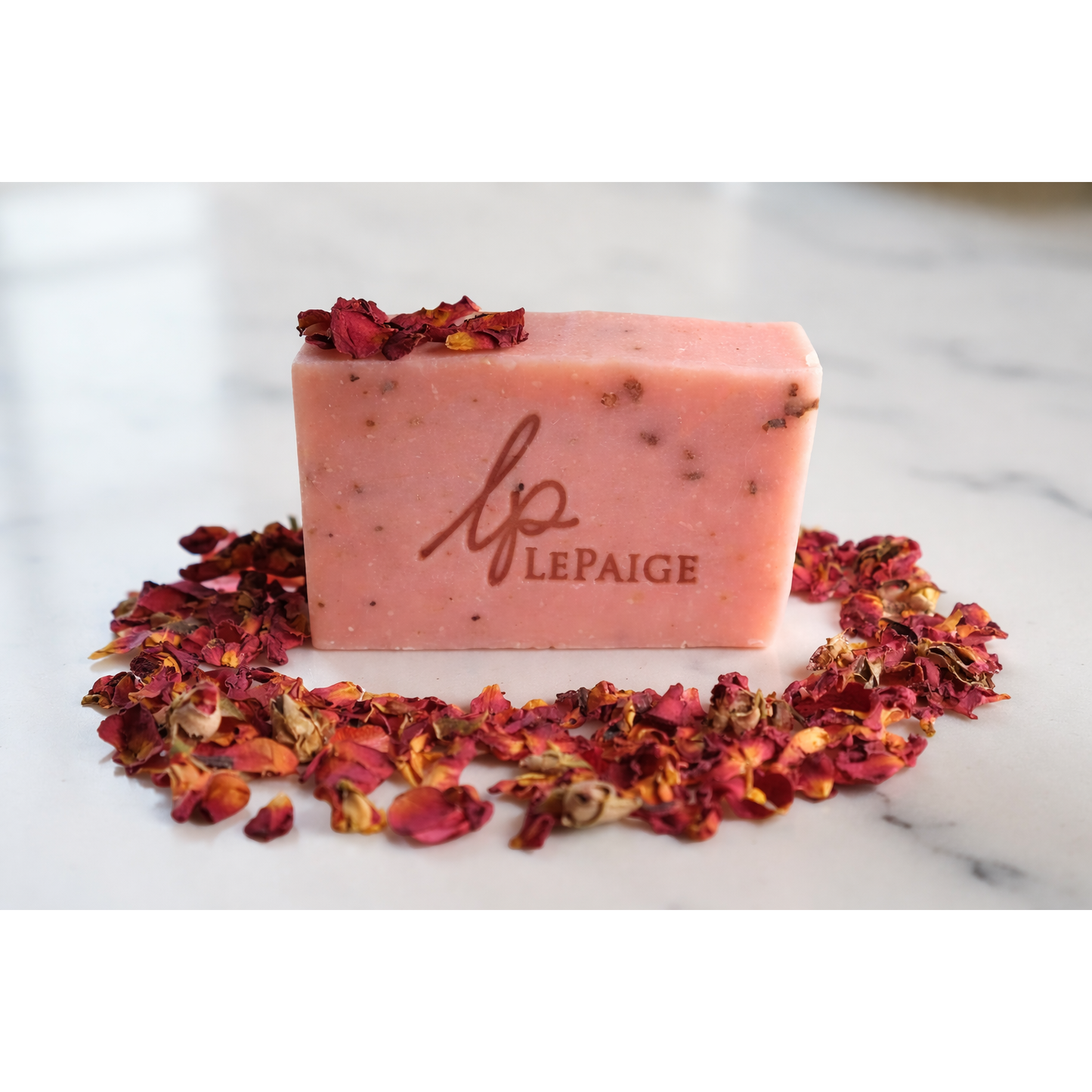 Rose & Shea Butter Soap Bar – hydrating, handmade soap for all skin types