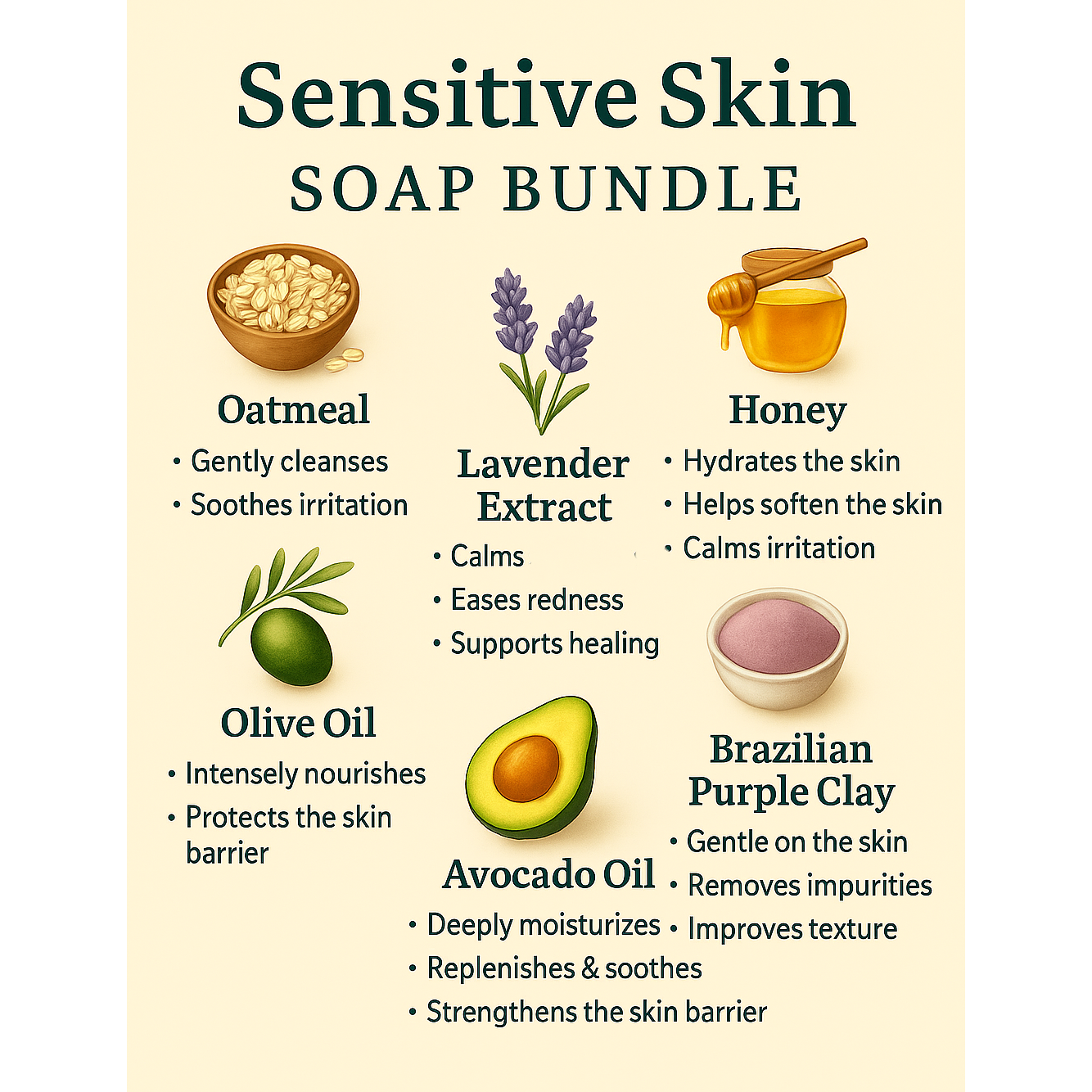 Sensitive Skin Soap Bundle