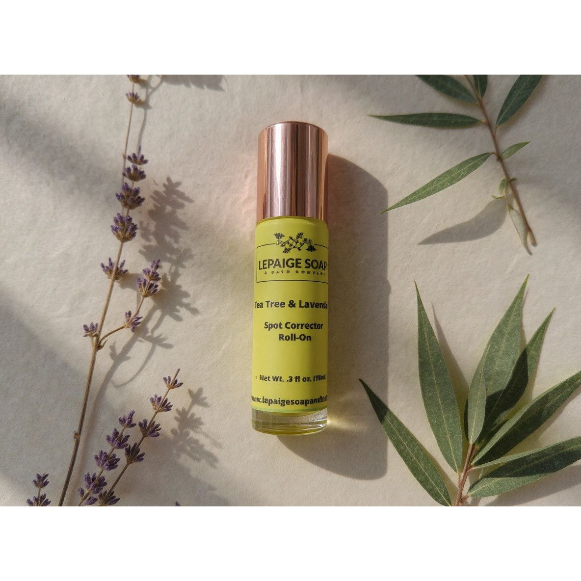 Lavender & Tea Tree Spot Corrector Roll-On – Natural Spot & Blemish Treatment